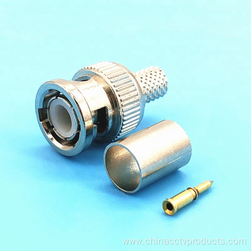 Coaxial Cable RG59 RG6 RG11 Male BNC Connector